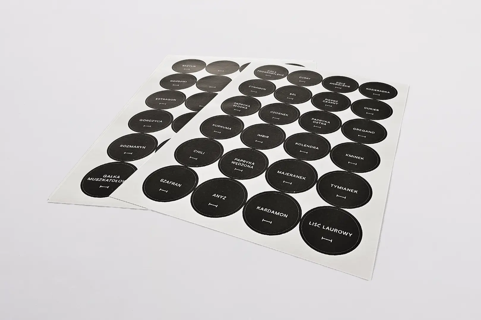 Gewürzetiketten für Gläser